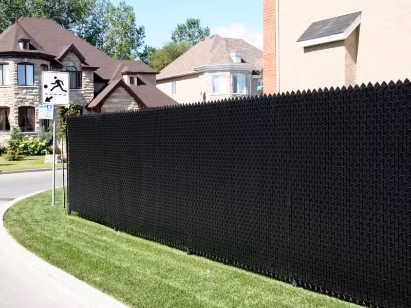 Black Frost Fence Installation